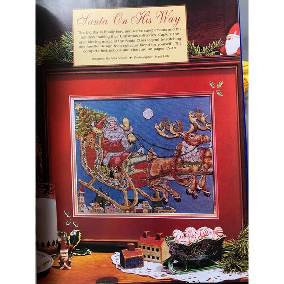 Better Homes & Gardens Cross Stitch Christmas book - Picture 6 of 12